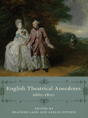 cover image of English Theatrical Anecdotes, 1660-1800